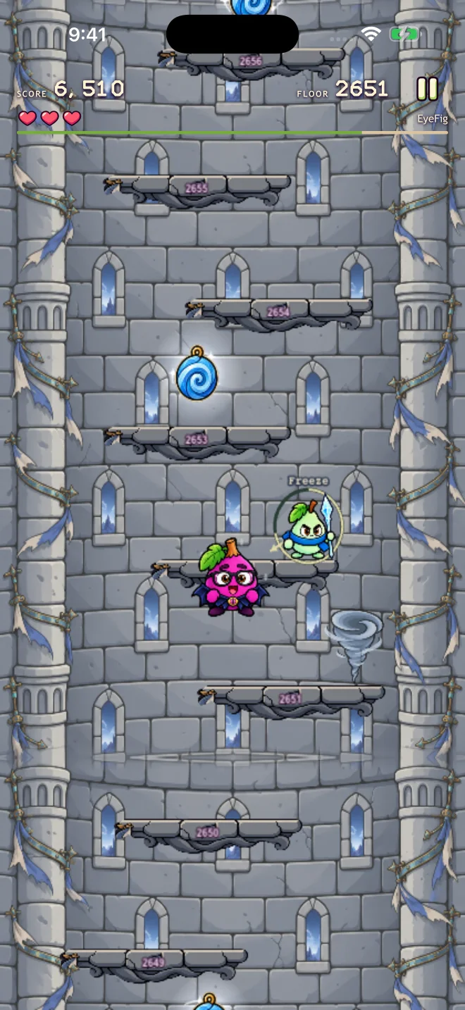 EyeFig and Freeze in Gale Tower