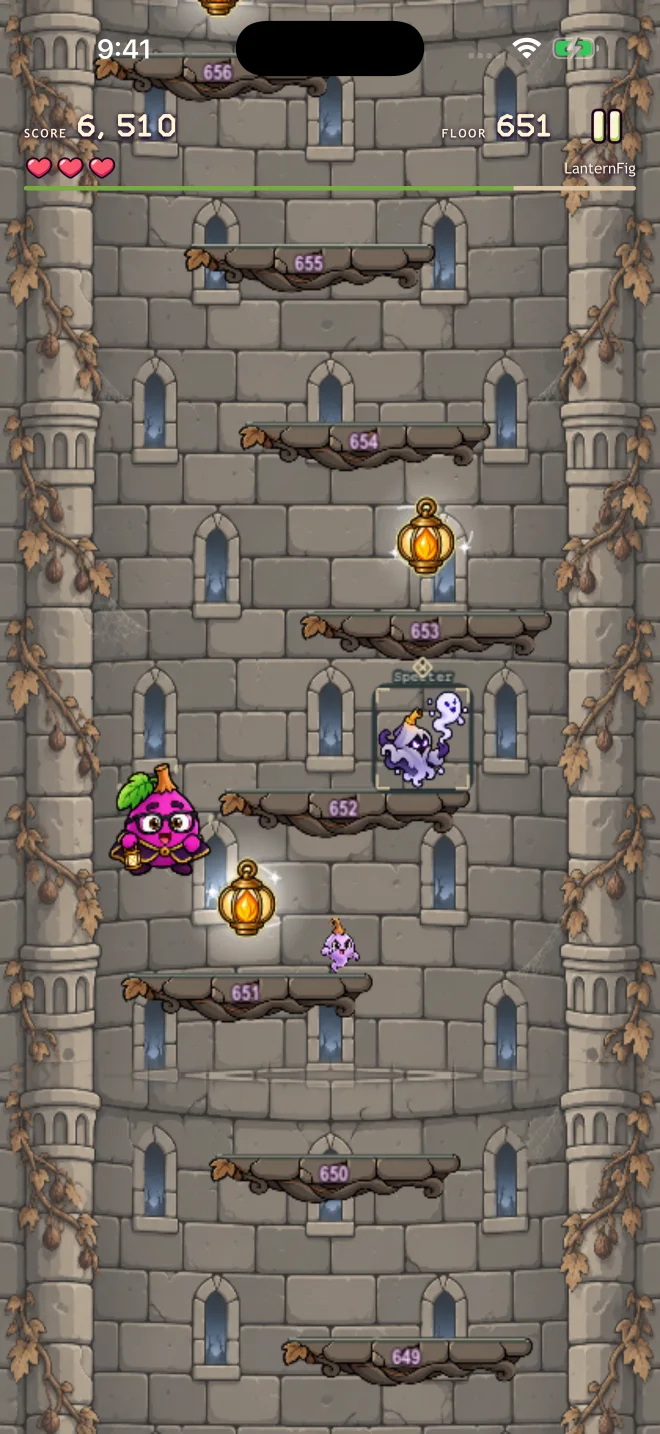 Root Tower gameplay with LanternFig and Specter
